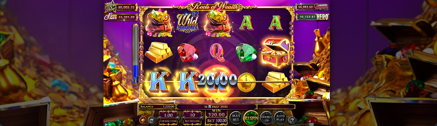 Reels of Wealth игровой автомат.